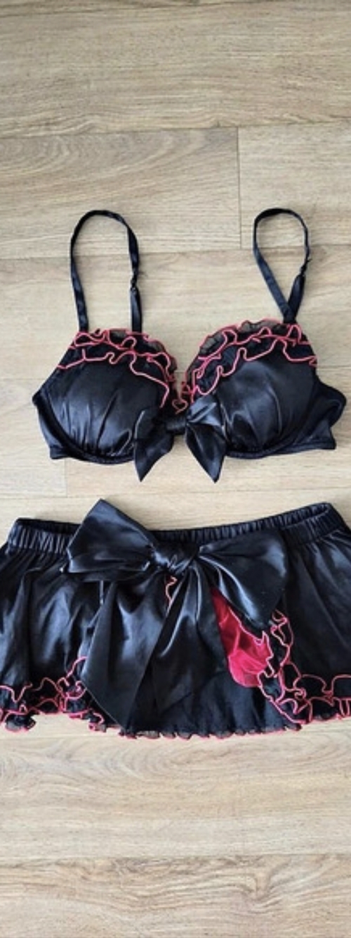 Halloween Costume Rave Bra Set New